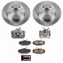 PowerStop OE Stock Replacement Low-Dust Ceramic Brake Pad, Rotor and Caliper Kit