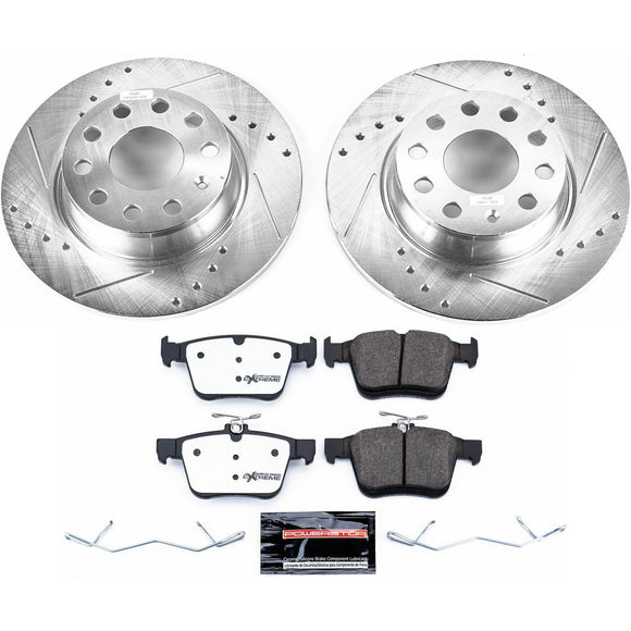 PowerStop Z26 Street Performance Ceramic Brake Pad and Drilled & Slotted Rotor K