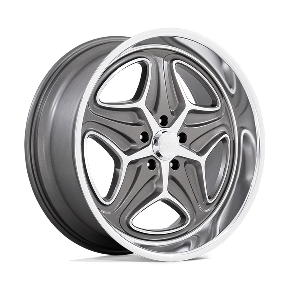 22X9 Foose 1PC F172 Merlot Gray 5X120.65 5X4.75 ET15 Wheel Rim