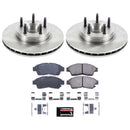 PowerStop OE Stock Replacement Low-Dust Ceramic Brake Pad and Rotor Kit