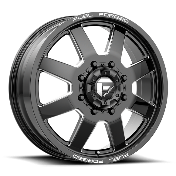 20x8.25 Fuel Off-Road DE09 FF09D Matte Black Milled 8x210 ET105 CB154.3 Wheel