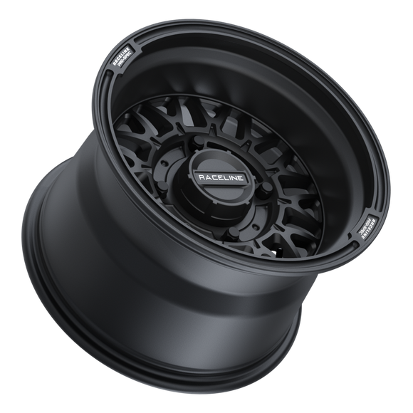 15x7 Raceline A13B Omega Satin Black 4x156 ET10 CB132.5 Wheel