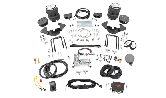 Rough Country Air Spring Kit w/compressor for 19-24 Chevy GMC 1500