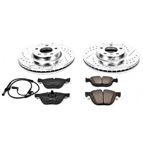 PowerStop Z23 Daily Driver Carbon-Fiber Ceramic Brake Pad and Drilled & Slotted