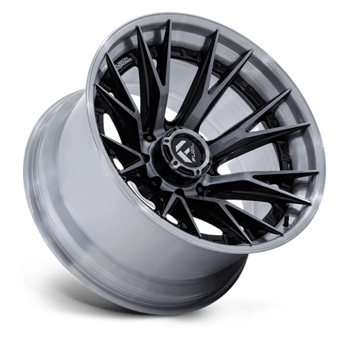 22x12 Fuel Off-Road FC402 Catalyst Gloss Black Gray Tint 8x165.1 ET-44 Wheel