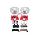 PowerStop Z23 Daily Driver Carbon-Fiber Ceramic Pads Drilled & Slotted Rotor & C