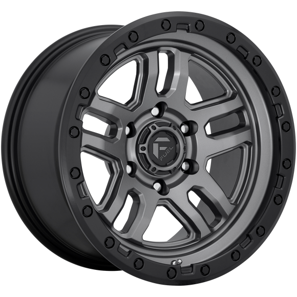 18x9 Fuel Off-Road D701 Ammo Matte Gun Metal Black Bead Ring 6x135 ET20 Wheel