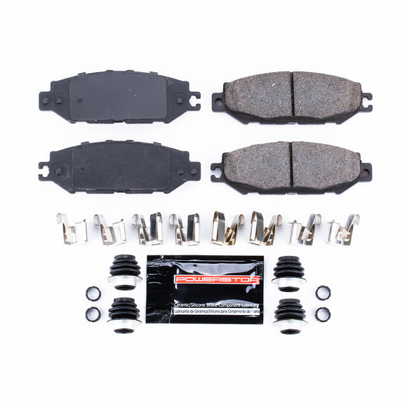 PowerStop Z23 Evolution Sport Carbon-Fiber Brake Pads With Hardware