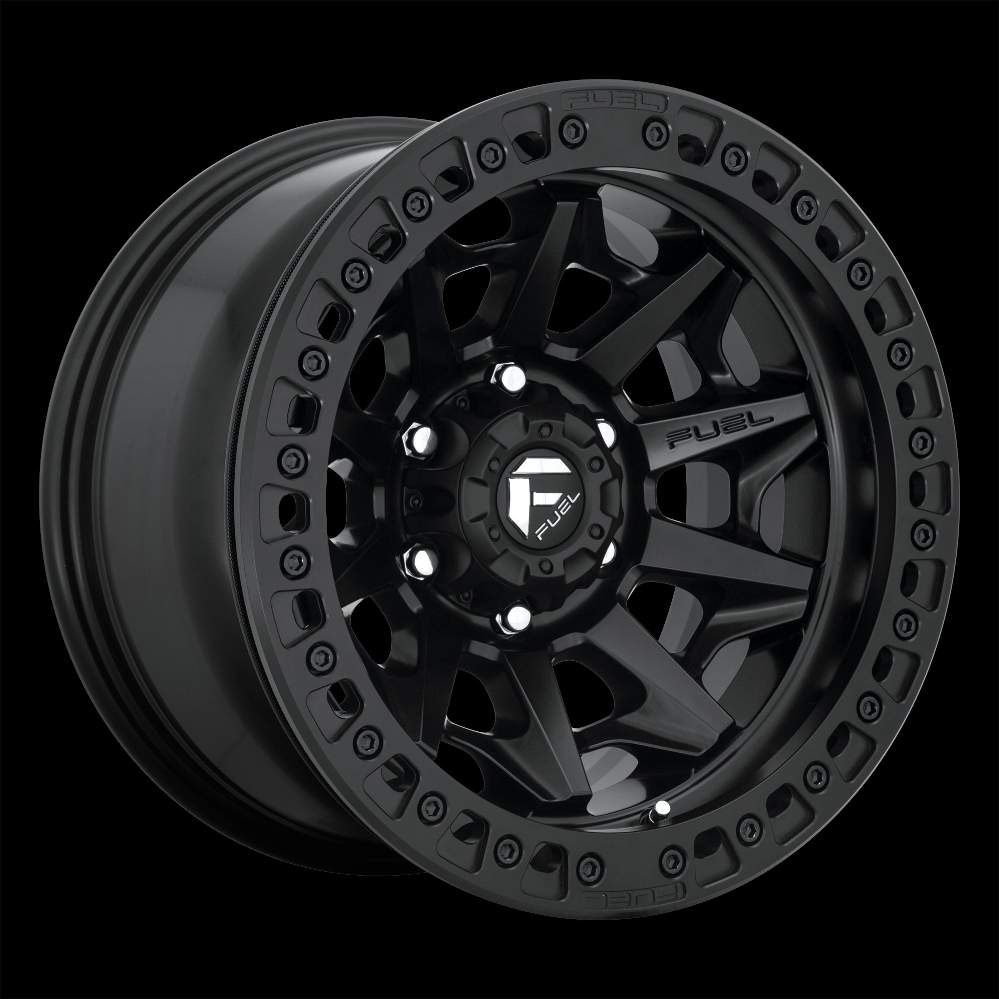 17X9 Fuel D114 Covert Beadlock Matte Black 5X127 ET-38 wheel/rim