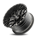22x12 Hardrock Affliction XPosed Gloss Black Milled 8x165.1 ET-44 wheel/rim-4