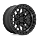 17X9 KMC KM549 GRS Satin Black 6X139.7 6X5.5 ET18 Wheel Rim-1