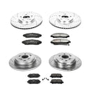 PowerStop Z23 Daily Driver Carbon-Fiber Ceramic Brake Pad and Drilled & Slotted