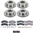 PowerStop OE Stock Replacement Low-Dust Ceramic Brake Pad and Rotor Kit