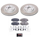 PowerStop Semi-Coated Rotor and Low-Dust Ceramic Brake Pad Kit