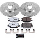 PowerStop Z36 Carbon-Fiber Ceramic Brake Pad with Drilled and Slotted Rotor Kit