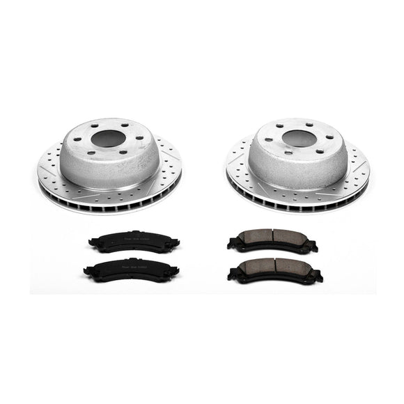 PowerStop Z23 Daily Driver Carbon-Fiber Ceramic Brake Pad and Drilled & Slotted