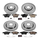 PowerStop Z23 Daily Driver Carbon-Fiber Ceramic Brake Pad and Drilled & Slotted
