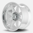 24x12 Hardrock H906 Polished 8x180 ET-51 wheel/rim