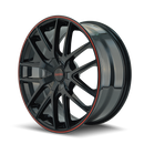 16x7 Touren TR60 (3260) Black Wheel/Rim 5x112 5-112 16-7 ET42