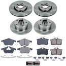 PowerStop OE Stock Replacement Low-Dust Ceramic Brake Pad and Rotor Kit