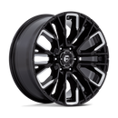 20x9 Fuel Off-Road D849 Rebar Black 6x139.7 ET20 CB106.1 Wheel Rim