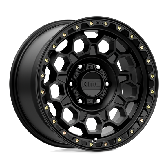17X9 KMC KM545 TREK Satin Black 6X139.7 ET0 wheel/rim