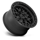 17x8.5 KMC KM549 GRS Satin Black 5x150 ET0 CB110.1 Wheel Rim