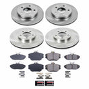 PowerStop OE Stock Replacement Low-Dust Ceramic Brake Pad and Rotor Kit