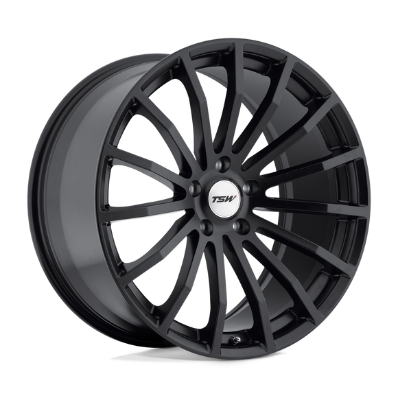 17x8 TSW Mallory Black Wheel/Rim 5x100 5-100 17-8 ET35