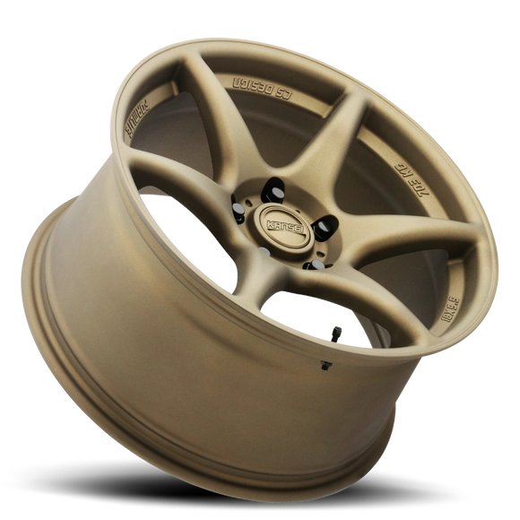 18x10.5 Kansei K11B Tandem Textured Bronze 5x100 ET12 CB73.1 Wheel