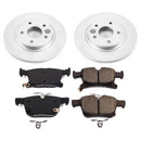PowerStop Genuine Geomet Coated Rotor and Low-Dust Ceramic Brake Pad Kit