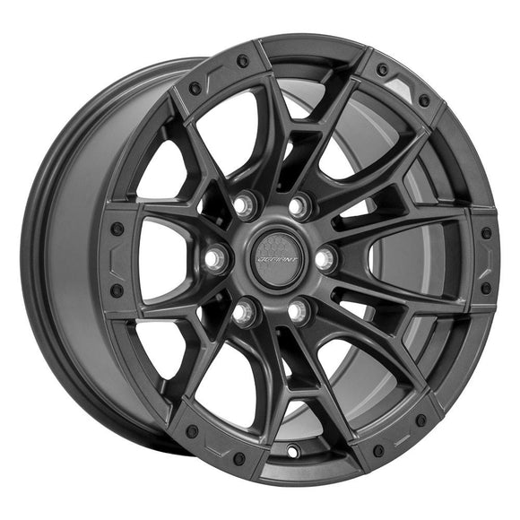 17x9 Defiant DF04 Dark Satin Charcoal 6x135 ET12 Wheel Rim