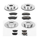 PowerStop Z23 Daily Driver Carbon-Fiber Ceramic Brake Pad and Drilled & Slotted