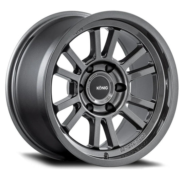 18x9 Konig HT1 Hyper Trail Gloss Anthracite 6x139.7 ET0 CB106.1 Wheel Rim