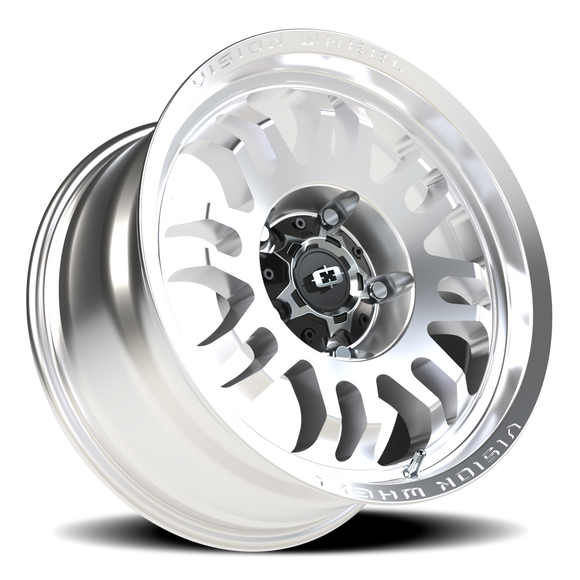 17x8.5 Vision 409 Inferno Milled Machine Face 5x150 ET0 Wheel Rim