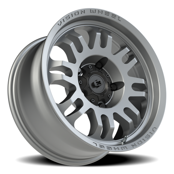 17x8.5 Vision 409 Inferno Satin Grey 5x150 ET0 Wheel Rim