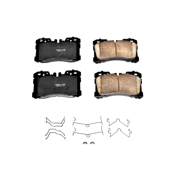 PowerStop Z17 Evolution Ceramic Brake Pads With Hardware