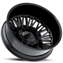 20x8.25 MTX Rageous Gloss Black 10x225 ET-185 CB170.13 Wheel