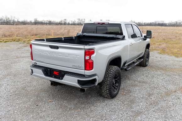 Rough Country Soft Roll Up Bed Cover 6'9" Bed For Chevy GMC 2500HD 3500HD 20-24