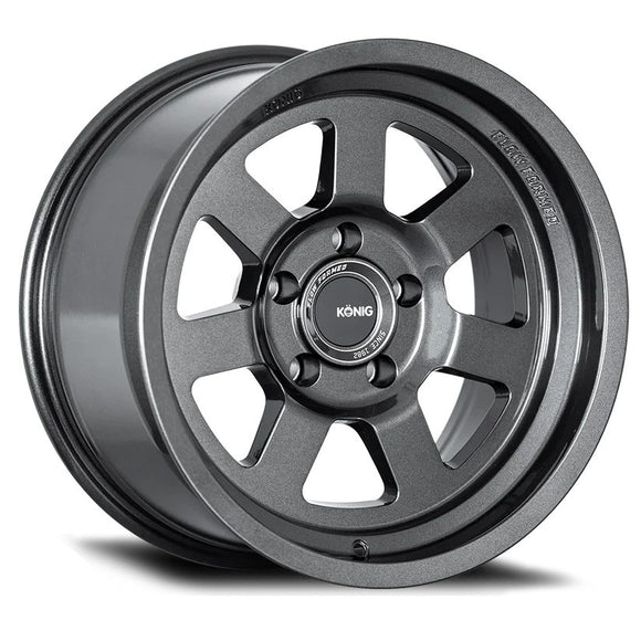 18x9 Konig HT2 Hyper Trail Matte Grey 6x139.7 ET0 CB106.1 Wheel Rim