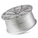 22x10.5 Touren TF01 Silver-Brushed Wheel/Rim 5x112 3501-21545SB45