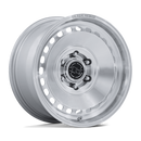 17x8.5 Black Rhino BR036 Basin Gloss Silver 6x139.7 ET0 Wheel
