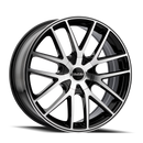 18x8 Touren TR60 Black-Machined Wheel/Rim 5x112 3260-8809B
