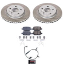 Semi-Coated Rotor and Low-Dust Ceramic Brake Pad Kit