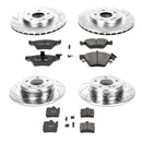 PowerStop Z23 Daily Driver Carbon-Fiber Ceramic Brake Pad and Drilled & Slotted