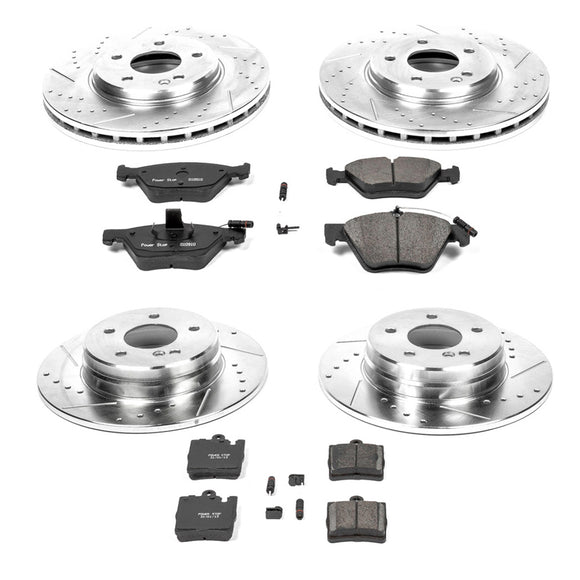 PowerStop Z23 Daily Driver Carbon-Fiber Ceramic Brake Pad and Drilled & Slotted