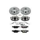 PowerStop OE Stock Replacement Low-Dust Ceramic Brake Pad, Rotor and Caliper Kit