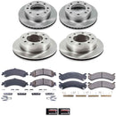 PowerStop OE Stock Replacement Low-Dust Ceramic Brake Pad and Rotor Kit