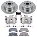 PowerStop OE Stock Replacement Low-Dust Ceramic Brake Pad, Rotor and Caliper Kit