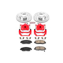 PowerStop Z23 Daily Driver Carbon-Fiber Ceramic Pads Drilled & Slotted Rotor & C
